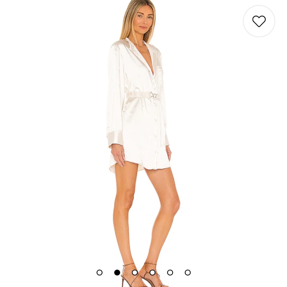 Lacademie ivory long sleeve dress